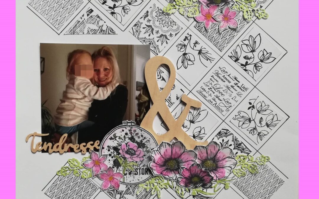 Page Tendresse par Véronique, Terre & Scrap