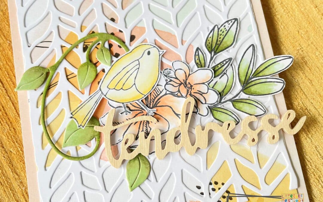 Carte Tendresse par Saby Scrap