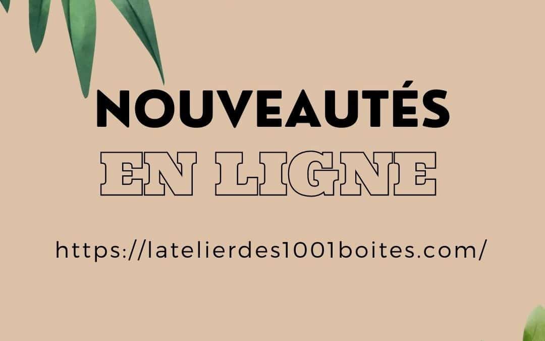 les nouveautés sont là